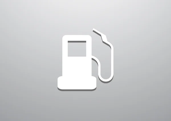 Pengisian bahan bakar otomatis ikon web sederhana - Stok Vektor