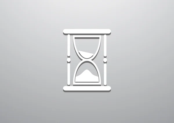 Reloj icono web — Vector de stock