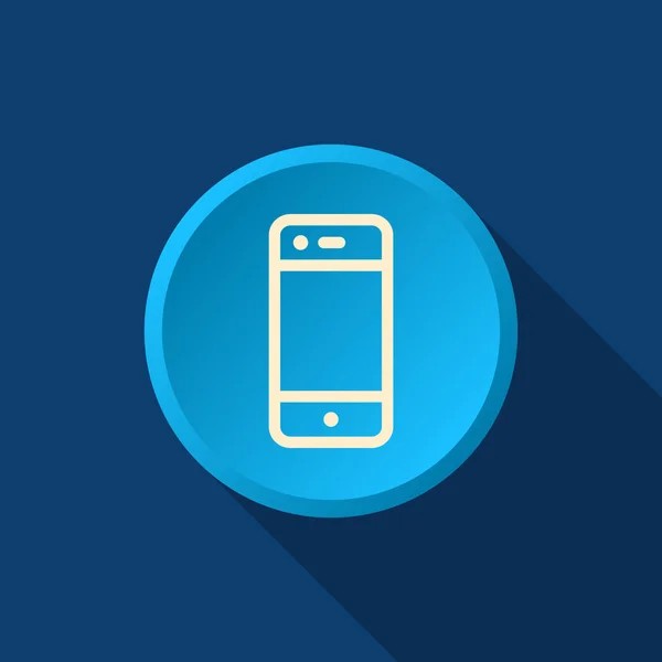 Simple smartphone web icon — Stock Vector