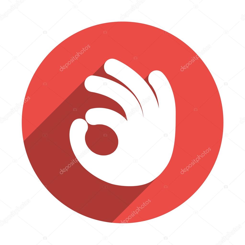 Ok gesture web icon