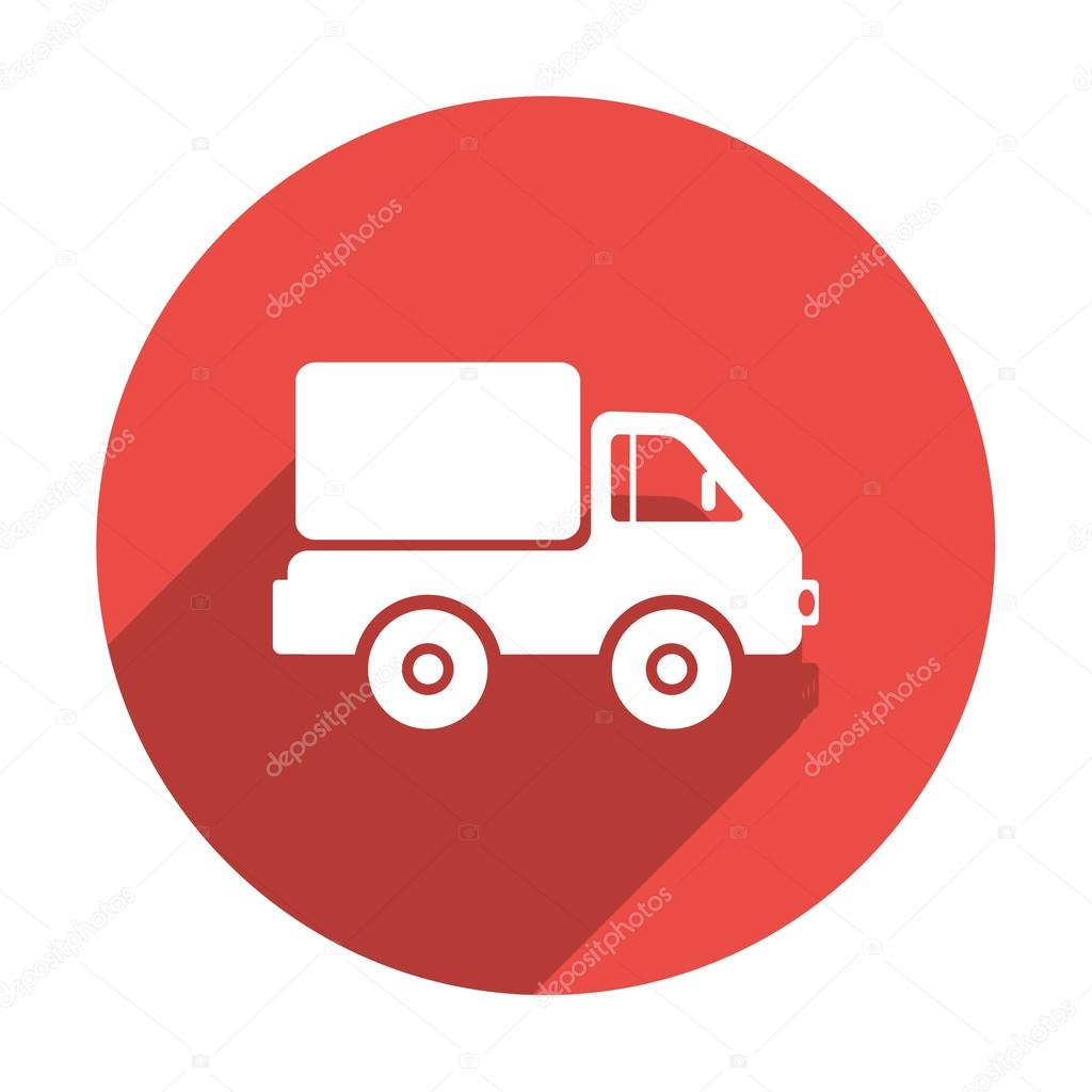 Simple truck web icon