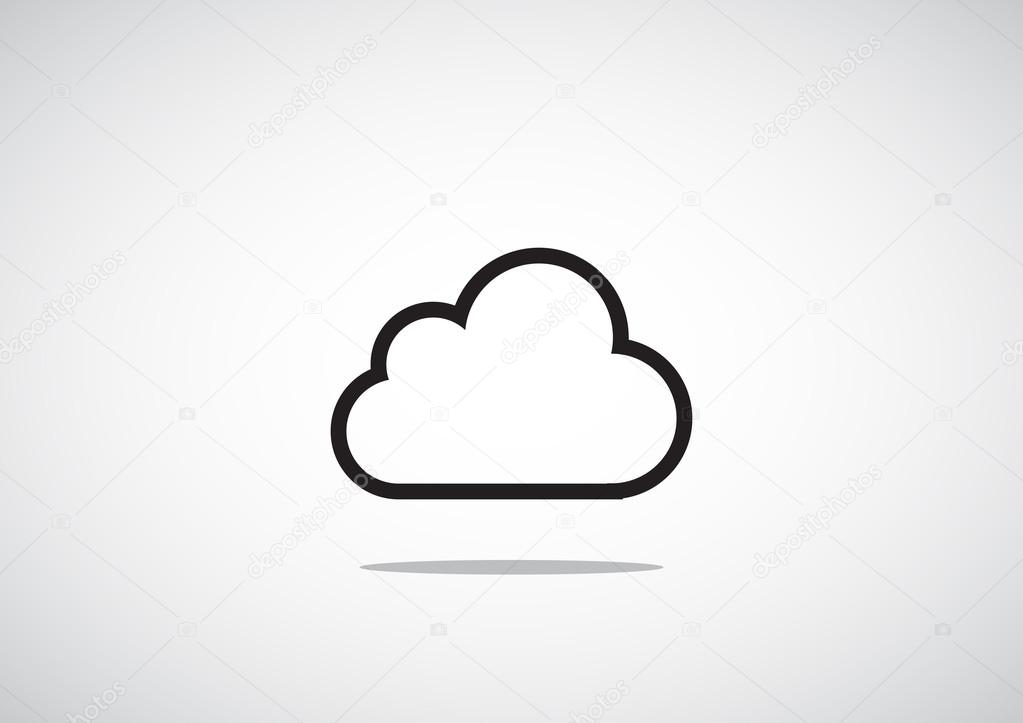 Cloud web icon