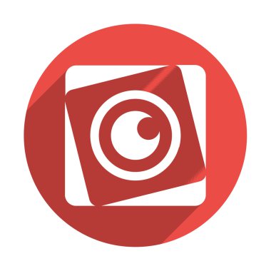 Objektif göz web simgesi