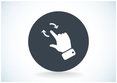 Dokunmatik ekran web simgesi