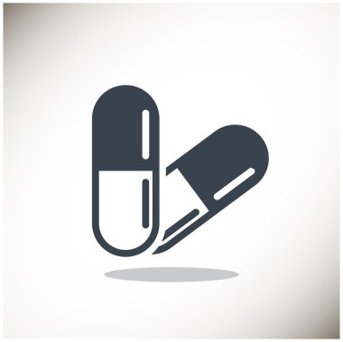 Tıbbi hapları web simgesi