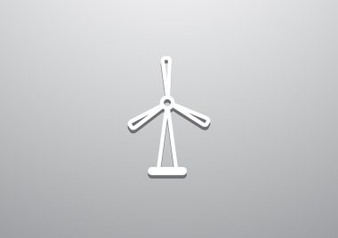 Rüzgar jeneratör web simgesi