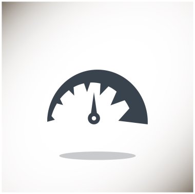 Basit hız göstergesi web simgesi