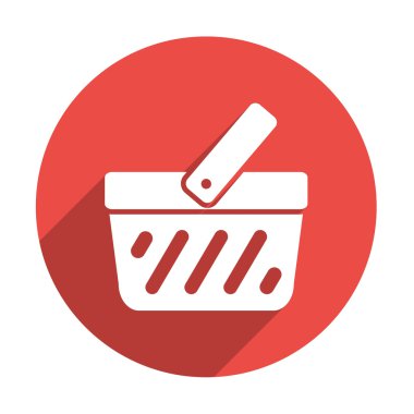 Alışveriş sepeti basit web simgesi