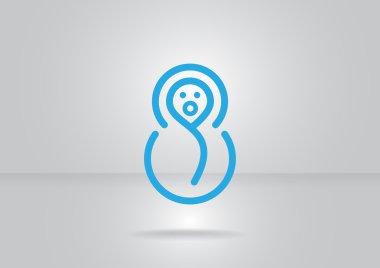 신생아 아기 swaddling 옷 기호에