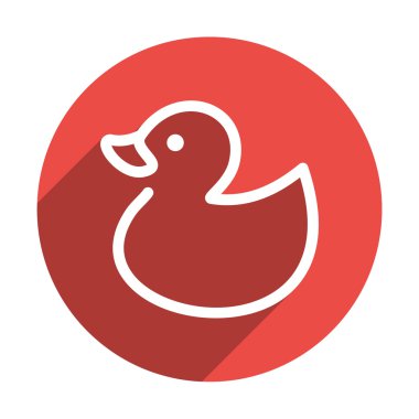 Oyuncak ördek yavrusu web simgesi