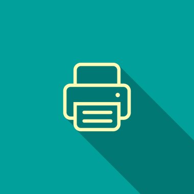 Yazıcı kağıt web simgesi ile