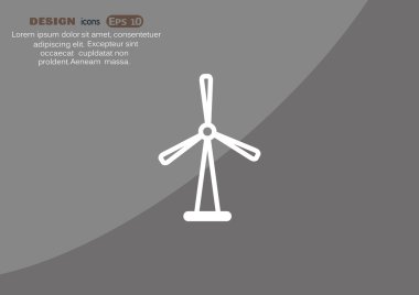 Rüzgar jeneratör web simgesi