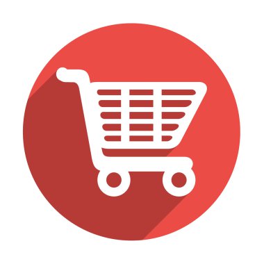 Alışveriş sepeti basit web simgesi