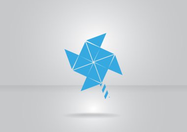 Yel değirmeni pervane oyuncak web simgesi