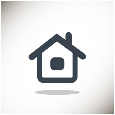 Ev basit web simgesi