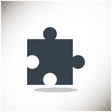 Bulmaca öğesi basit web simgesi