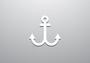 Basit çapa web simgesi