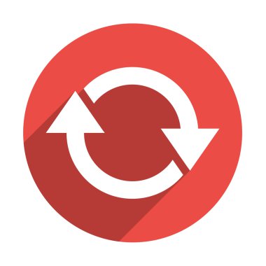 Oklar web simgesi olan daire