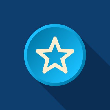 Basit yıldız web simgesi