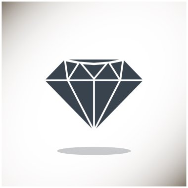 Elmas web simgesi, lüks konsepti