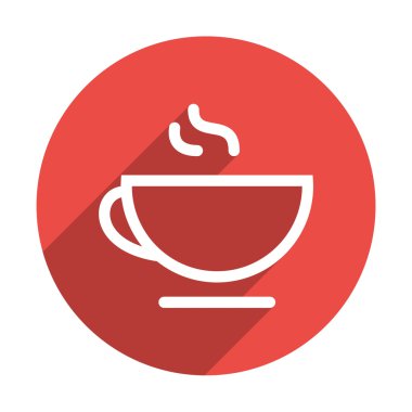 Fincan sıcak bir içecek web simgesi