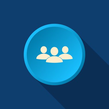 Grup insanlar basit web simgesi