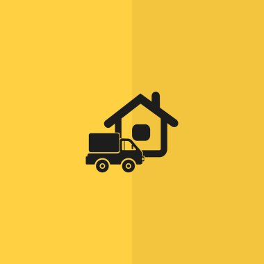 Kamyon evi web simgesinin yanında