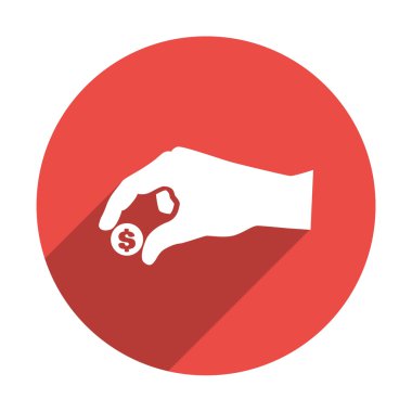 Anahat vektör çizim sadaka vermek