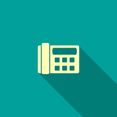 Faks telefon web simgesi