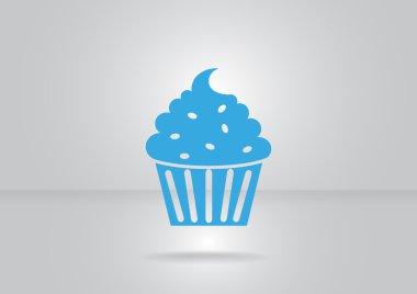 Cupcake tatlı web simgesi