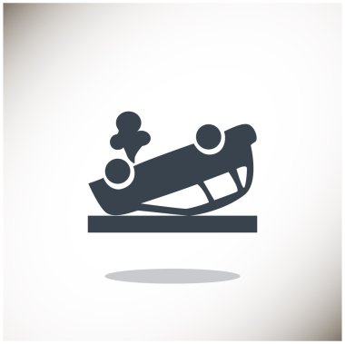 Kırık araba web simgesi