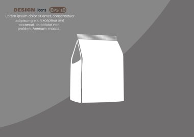 Kağıt ürün paketi web simgesi