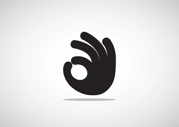 OK gesture web icon — стоковый вектор