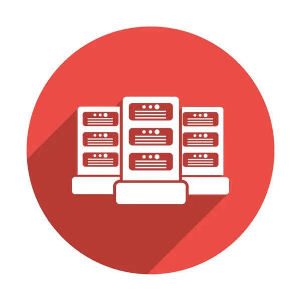 Dataservers web pictogram — Stockvector