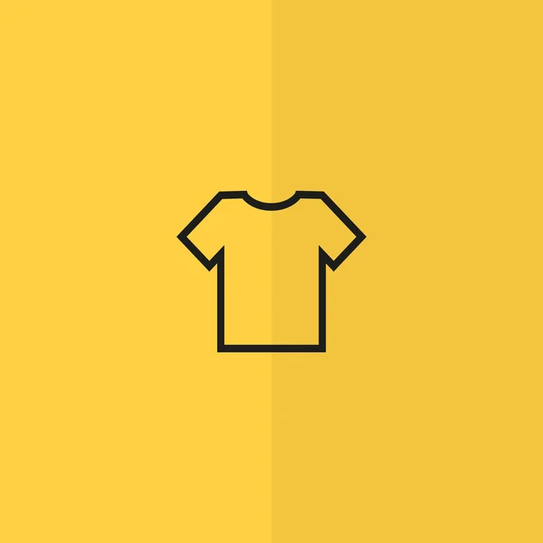 Camiseta icono web para el comercio electrónico — Vector de stock