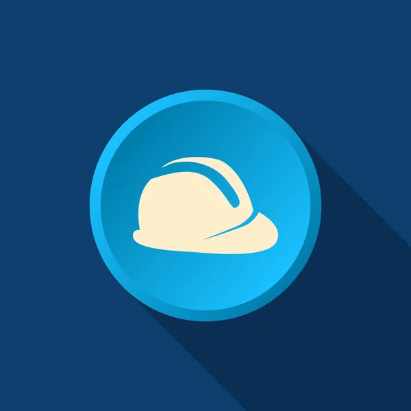 Sombrero de construcción, icono web — Vector de stock