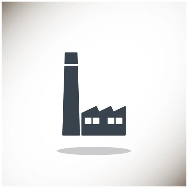 Fabriek, web pictogram — Stockvector