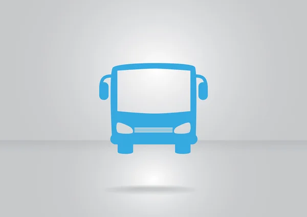 버스 앞 웹 아이콘 — 스톡 벡터