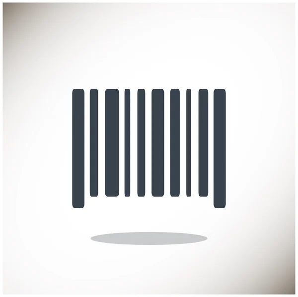 Simple barcode web icon — Stock Vector