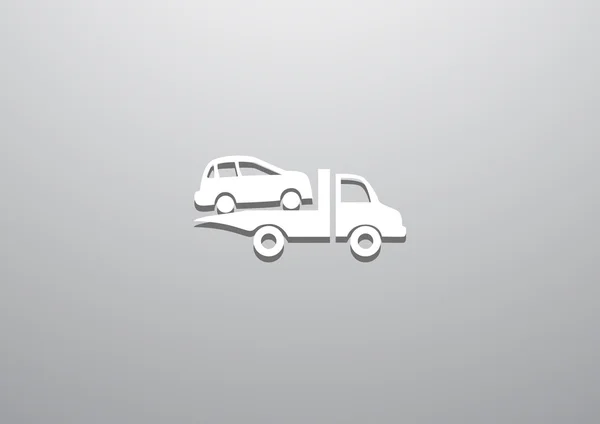 Піктограма веб-евакуації автомобіля — стоковий вектор