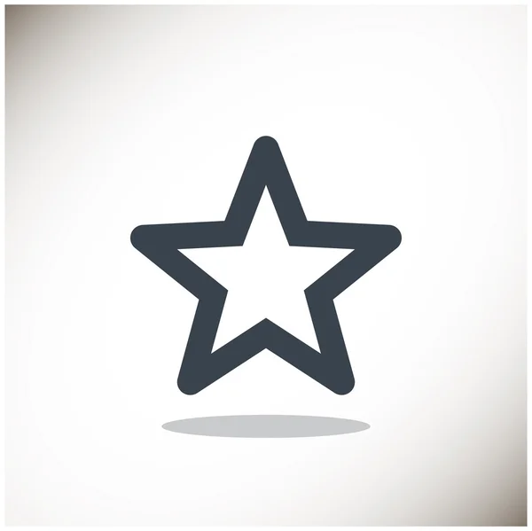 Einfaches Star-Web-Symbol — Stockvektor