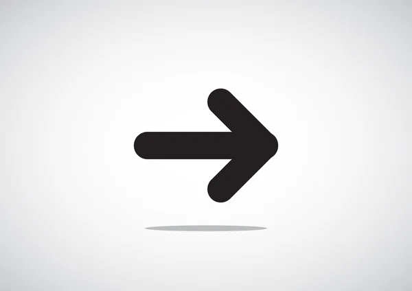 Arrow with right direction — 图库矢量图片