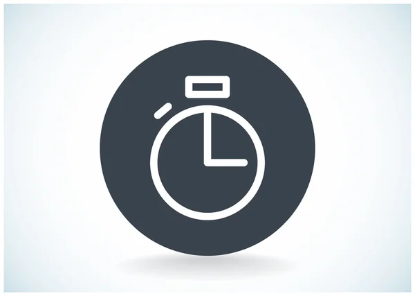 Simple stopwatch web icon — Stock Vector