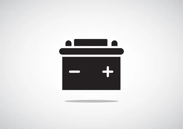 Simple car battery web icon — Stock Vector