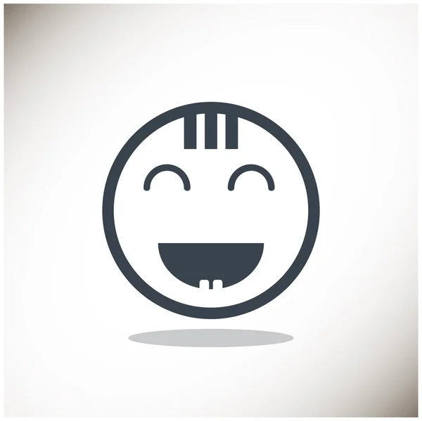 Doodle happy child face — Stock Vector