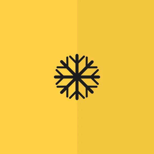 Sněhová vločka jednoduchý web ikony — Stockový vektor