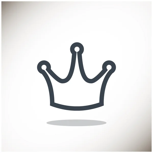 Crown VIP sign, web icon — Stock Vector