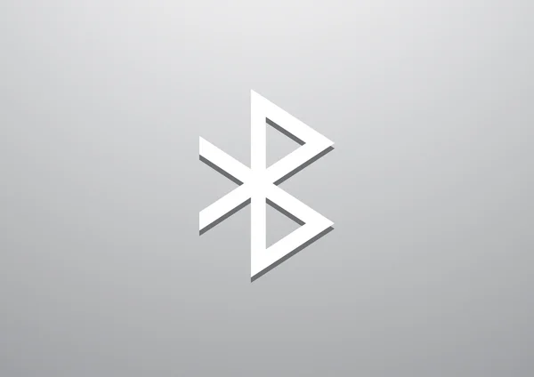 Symbole Bluetooth icône web — Image vectorielle