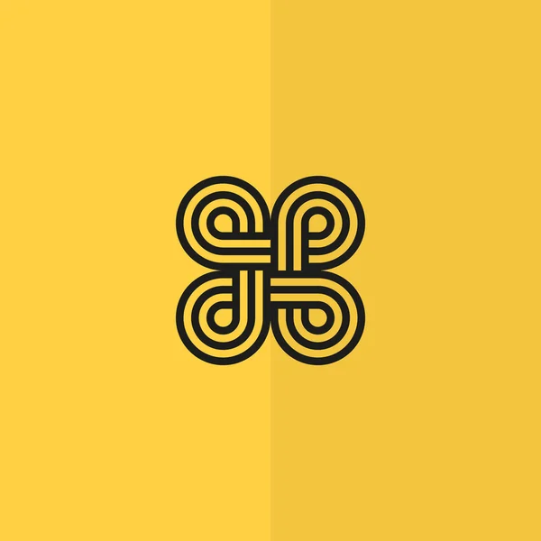 Muster Dekor, Web-Symbol — Stockvektor