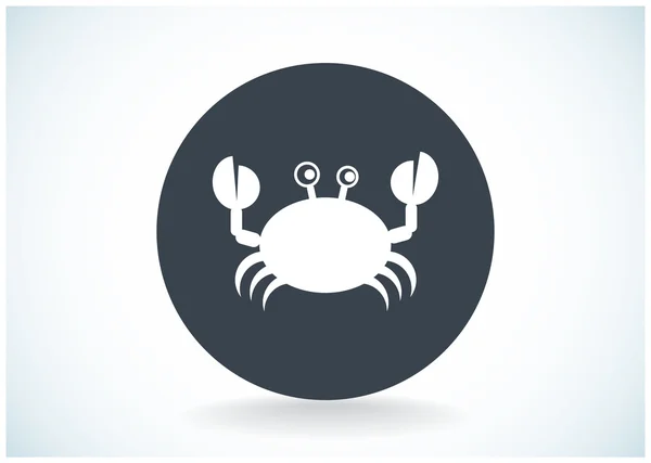 Crab web icon — Stock Vector